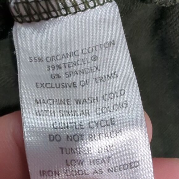 Toad&Co Dress Womens Large Green MizDress Knee Length 3/4 Sleeves Dark Green - Picture 8 of 12